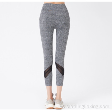 Pantalón de yoga con cintura alta y pantorrilla